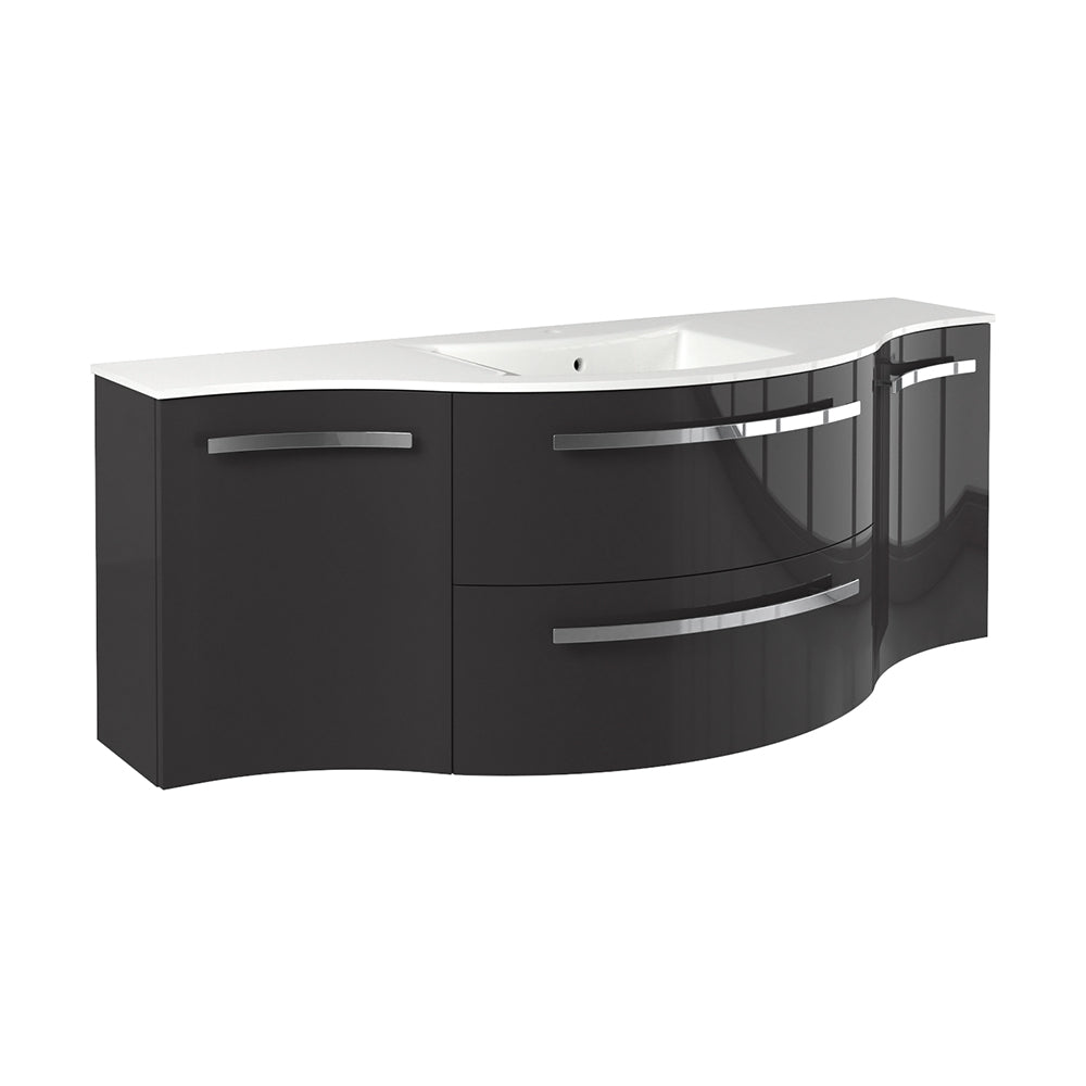 Latoscana 57" Modern Bathroom Vanity, Ambra Series - The Sink Boutique