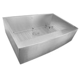 Nantucket Sinks Pro Series 33" Stainless Steel Farmhouse Sink, APRON332010-16 - The Sink Boutique