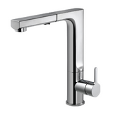 Houzer Ascend Pull Out Kitchen Faucet with CeraDox Technology Polished Chrome, ASCPO-460-PC