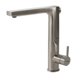 Houzer Ascend Integrated Pull Up Kitchen Faucet Brushed Nickel, ASCPU-460-BN