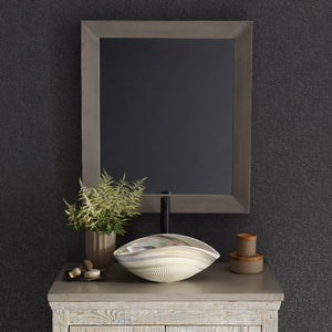 Alternate Image for Native Trails NativeStone Portola Large Mirror in Ash, NSMR3430-A