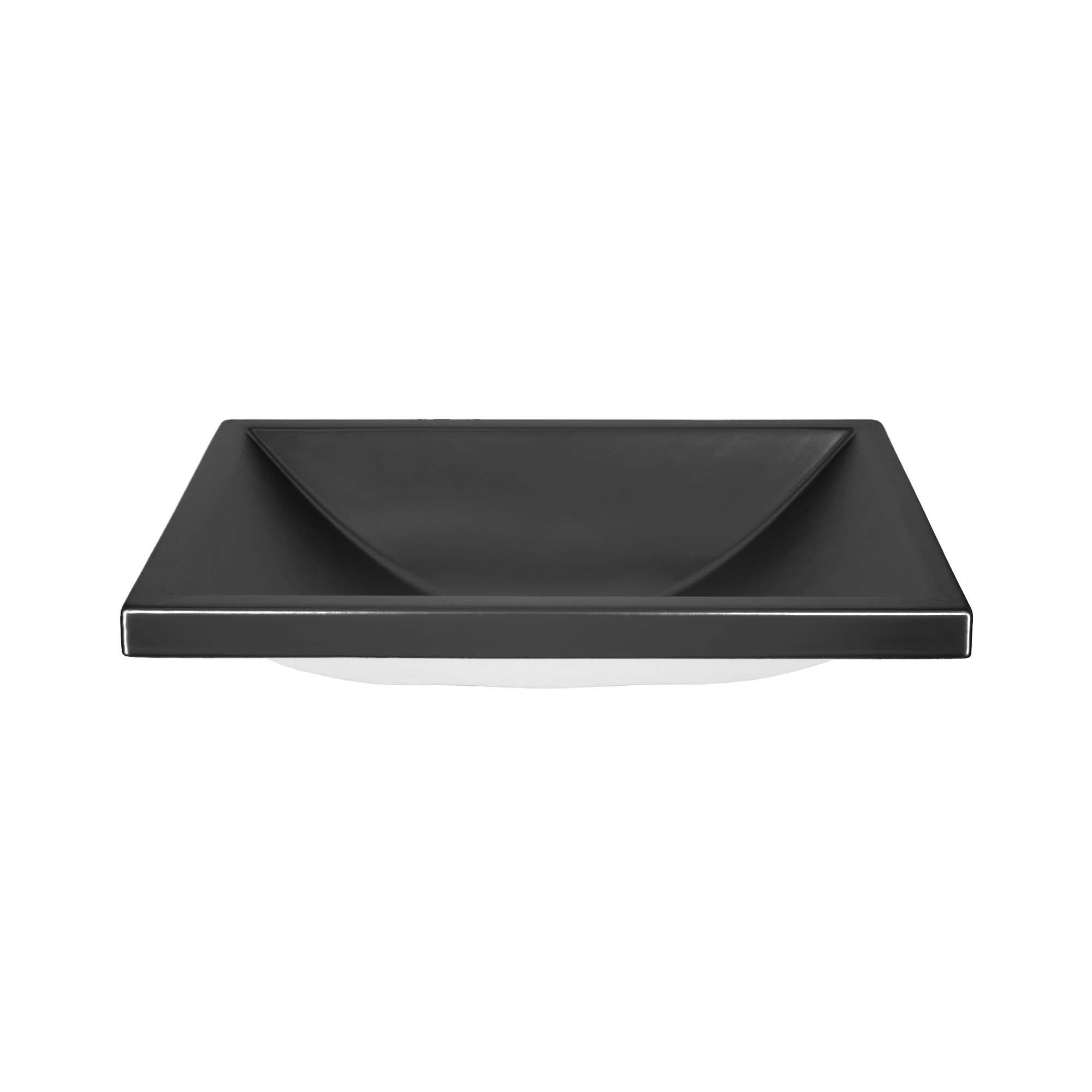 Native Trails Amara 20" x 14" Rectangle Fireclay Bathroom Sink, Gunmetal, PML2014-M