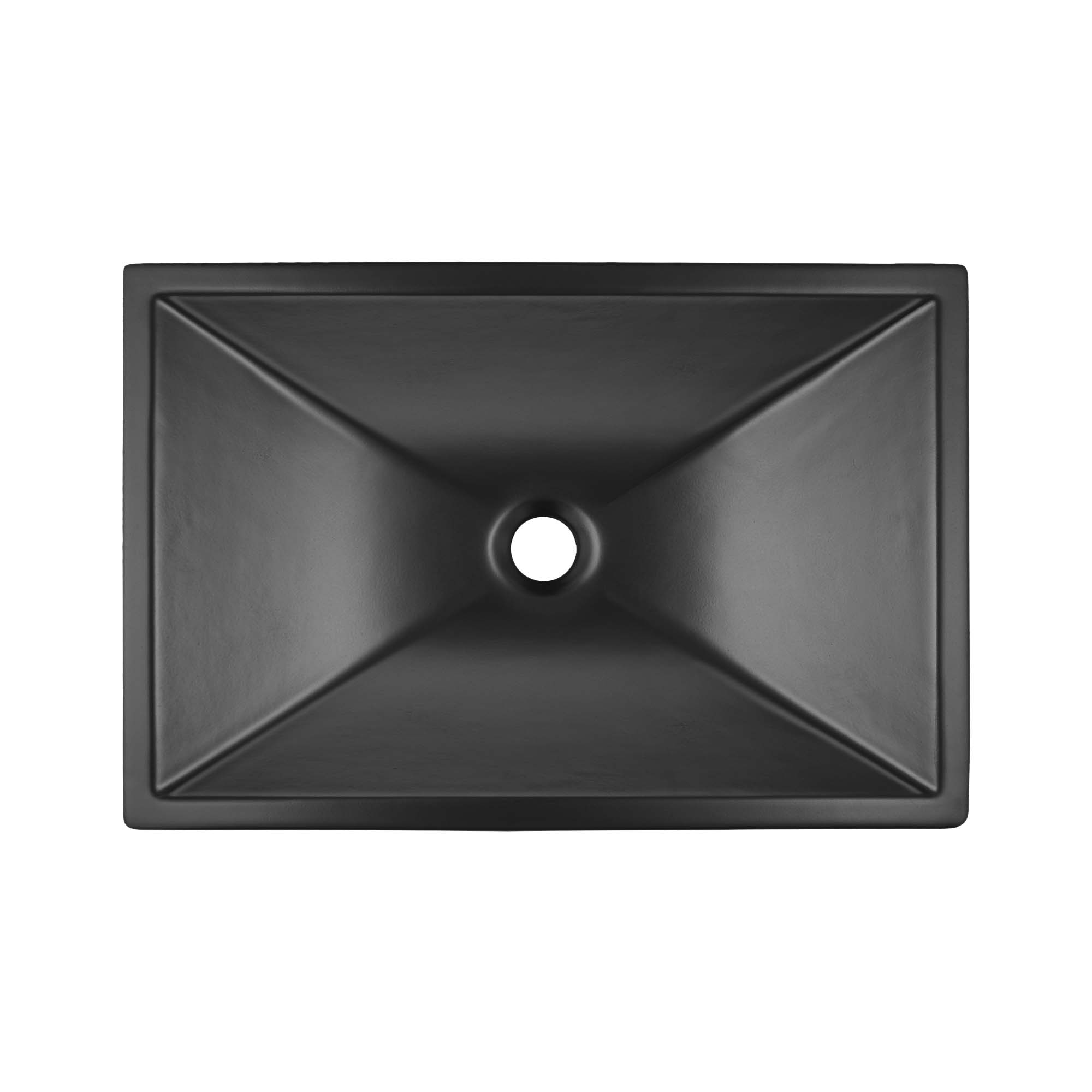 Native Trails Amara 20" x 14" Rectangle Fireclay Bathroom Sink, Gunmetal, PML2014-M