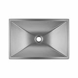 Native Trails Amara 20" x 14" Rectangle Fireclay Bathroom Sink, Platinum, PML2014-P