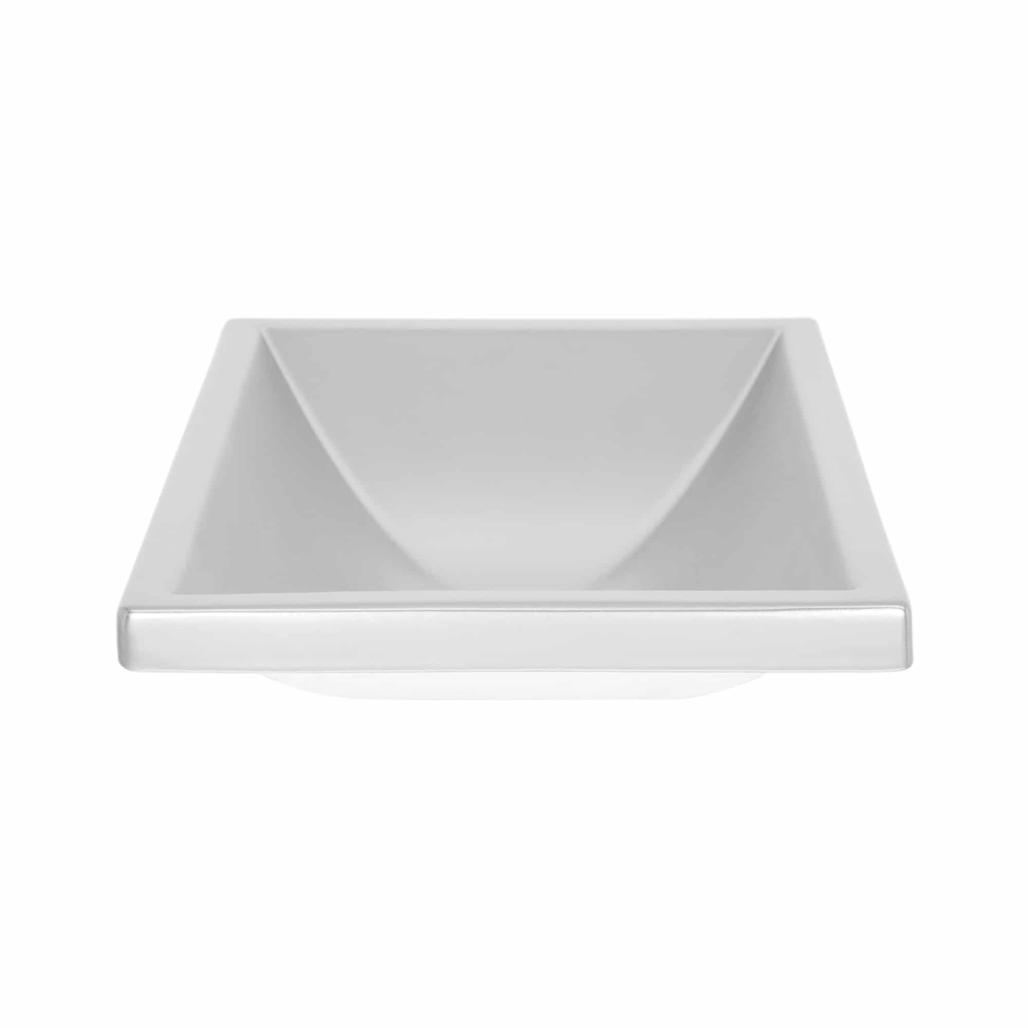 Native Trails Amara 20" x 14" Rectangle Fireclay Bathroom Sink, Silver, PML2014-S