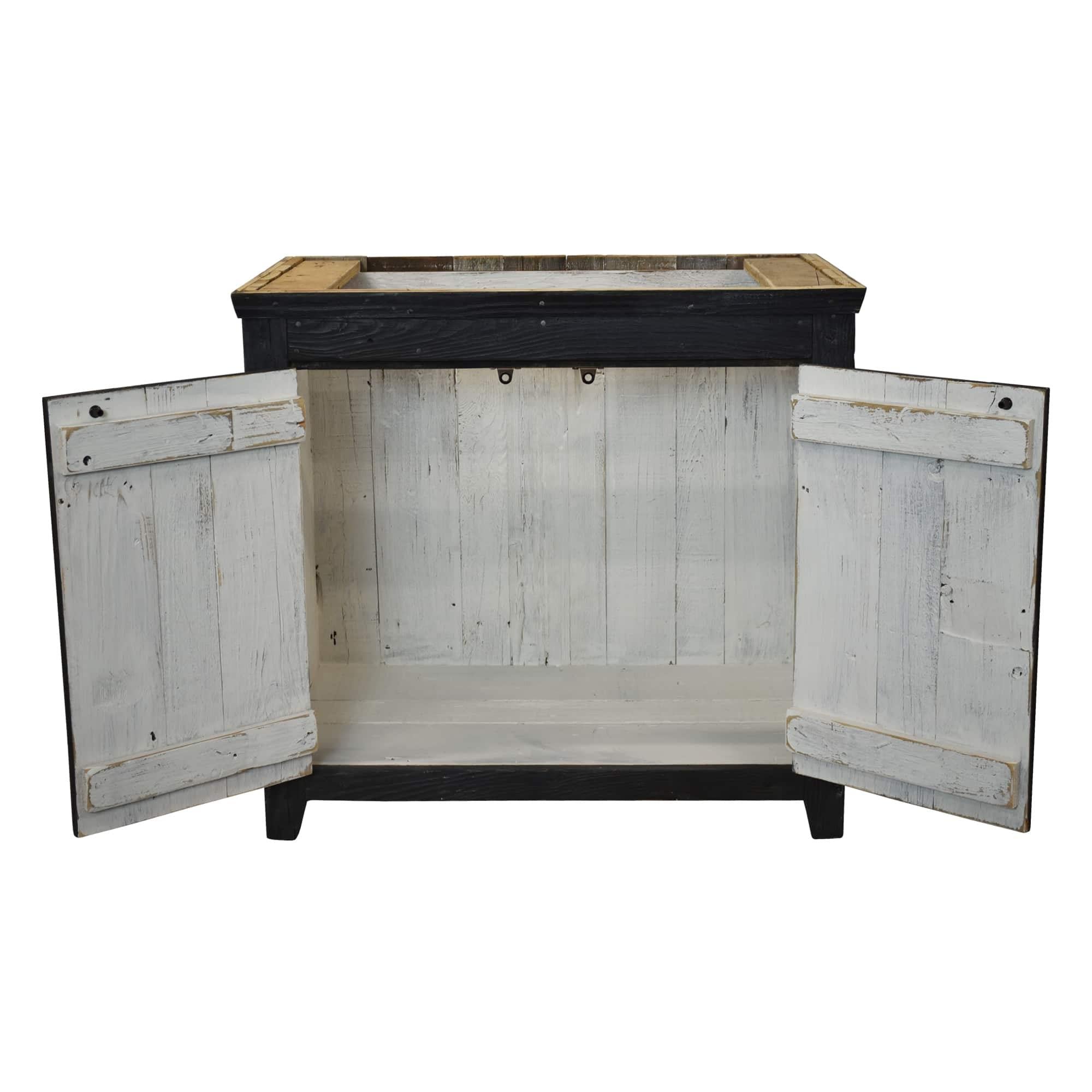 Native Trails 36" Americana Freestanding Vanity Base in Anvil, Reclaimed Wood, VNB368