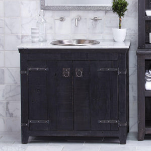 Alternate Image for Native Trails 36" Americana Freestanding Vanity Base in Anvil, Reclaimed Wood, VNB368