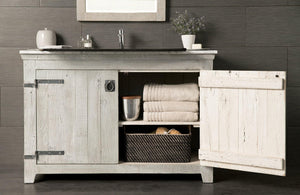 Alternate Image for Native Trails 48" Americana Freestanding Rustic Vanity Base in Driftwood, Reclaimed Wood, VNB489