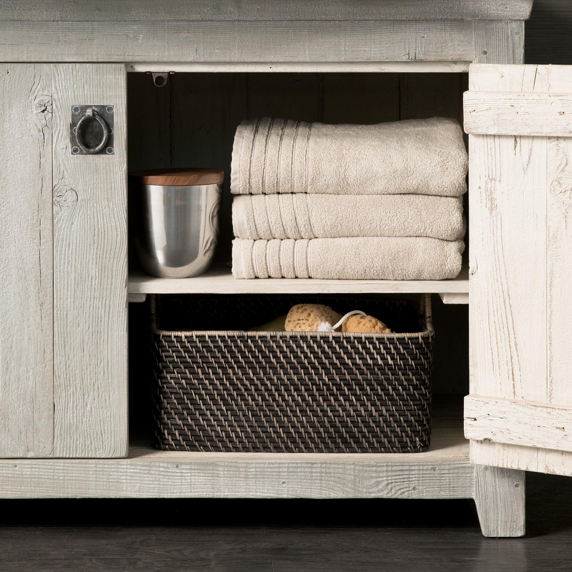 Native Trails 48" Americana Freestanding Rustic Vanity Base in Driftwood, Reclaimed Wood, VNB489