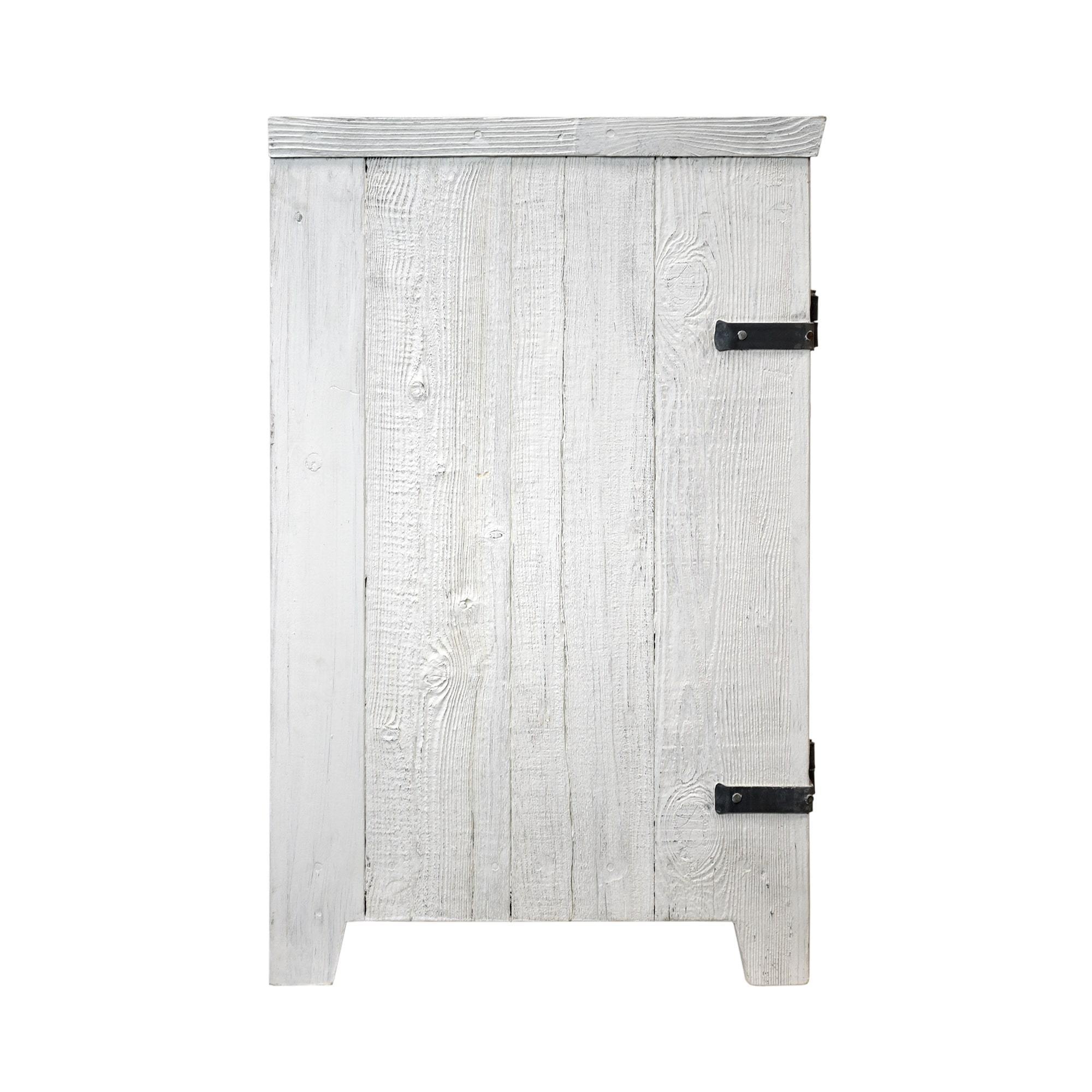 Native Trails 36" Americana Freestanding Vanity Base in Whitewash, Reclaimed Wood, VNB360