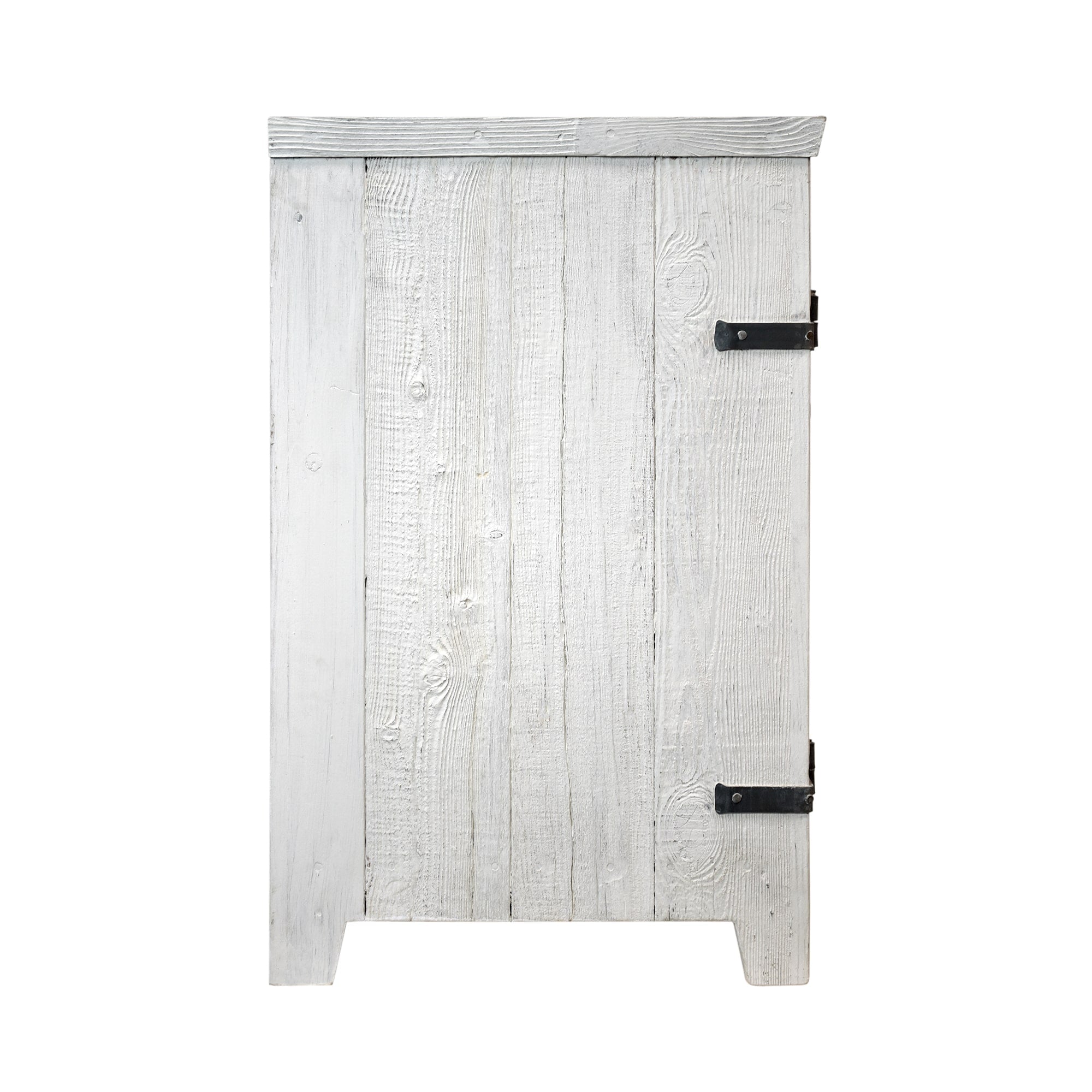 Native Trails 30" Americana Vanity in Whitewash with Carrara Marble Top and Lido in Abalone, Single Faucet Hole, BND30-VB-CT-MG-001