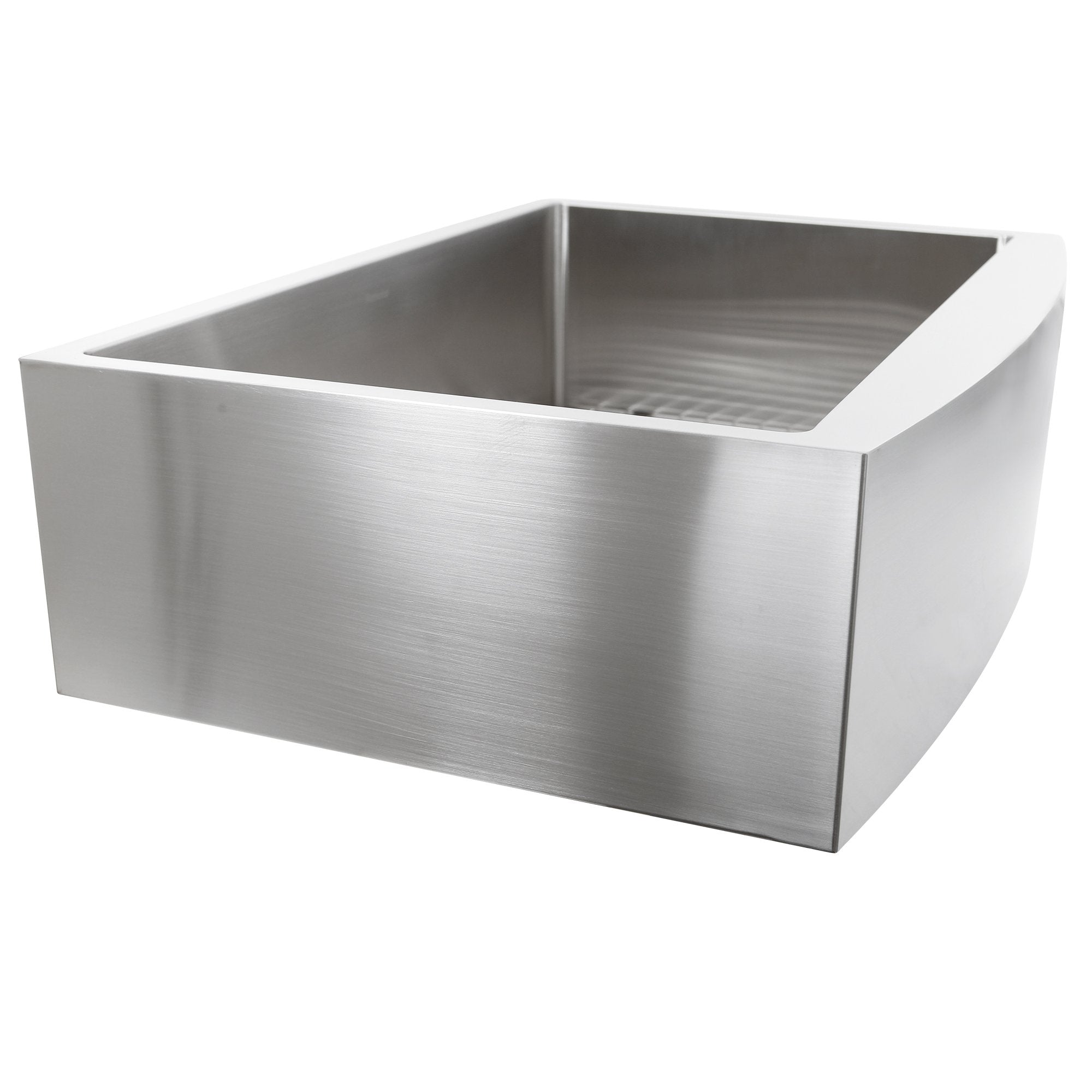 Nantucket Sinks Pro Series 33" Stainless Steel Farmhouse Sink, Apron332210-SR-16 - The Sink Boutique