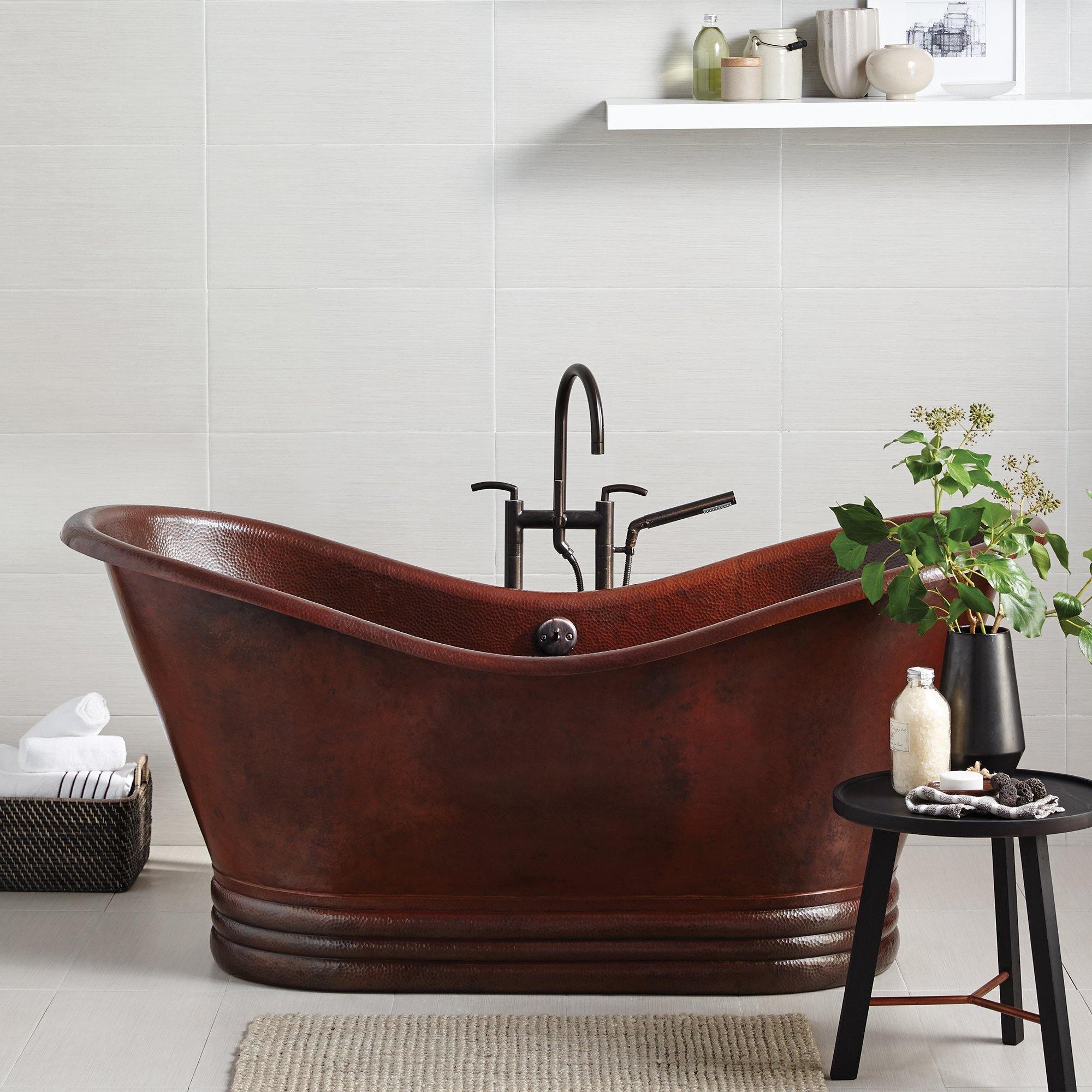 Native Trails 60" Copper 60" Aurora Bathtub, Antique Copper, CPS912