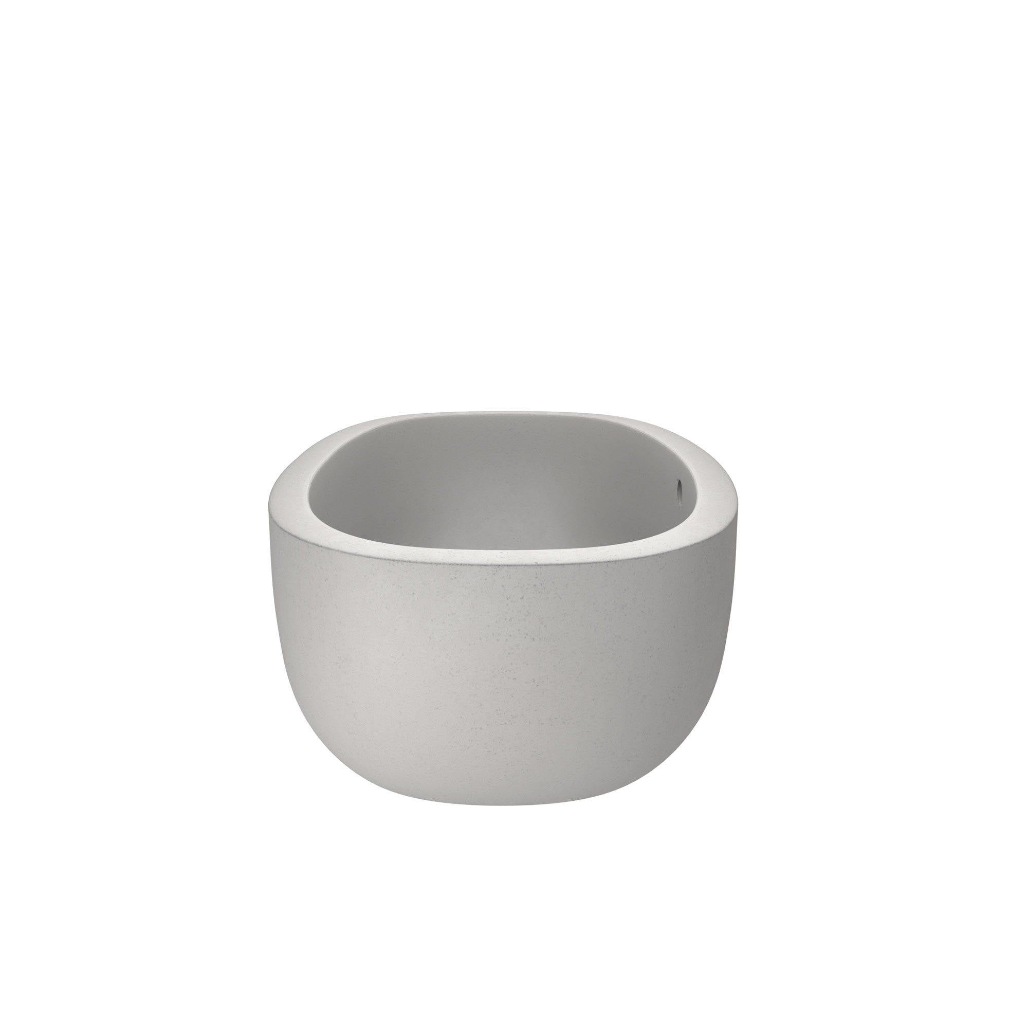 Native Trails 62" NativeStone Concrete Avalon 62" Bathtub, Ash, NST6236-A