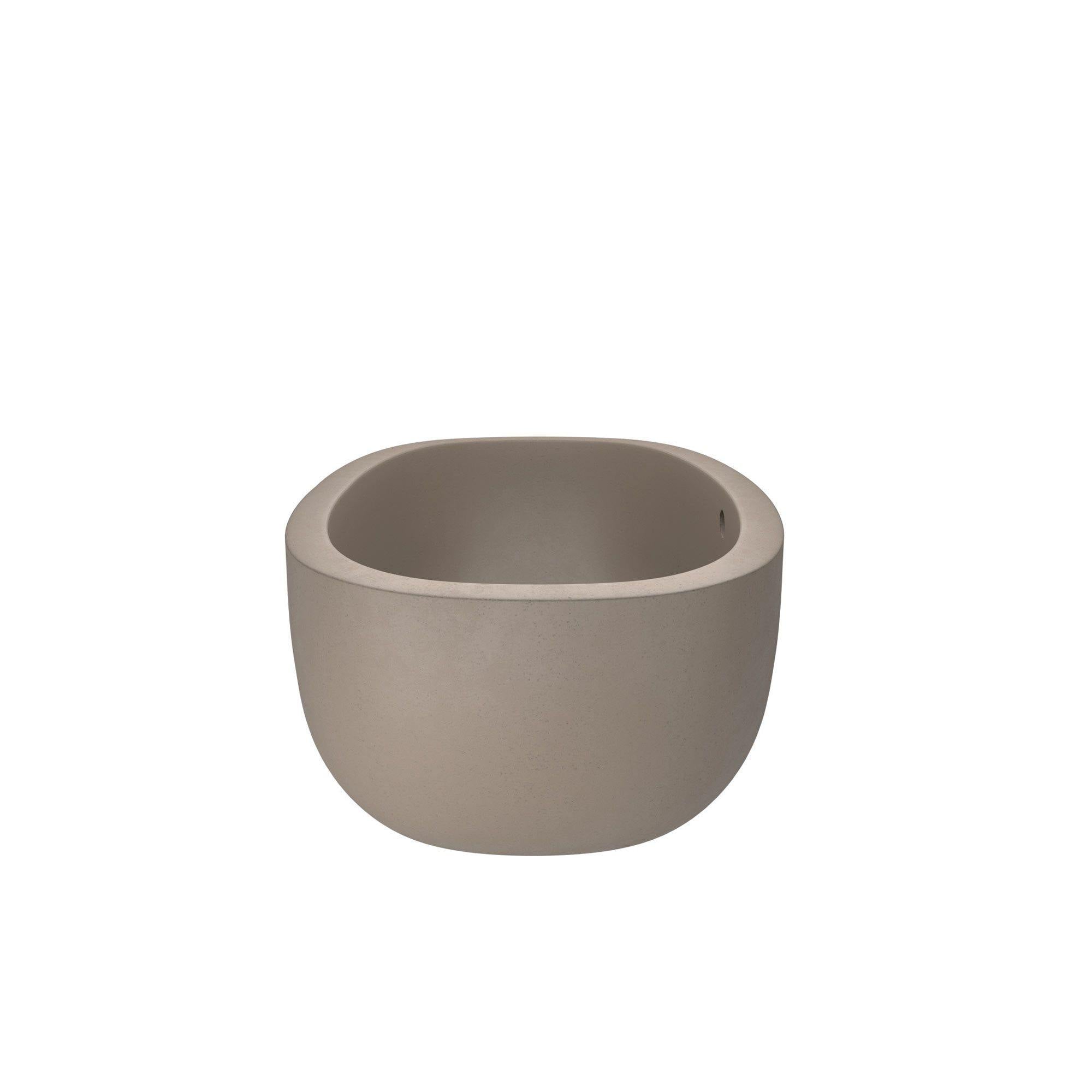 Native Trails 62" NativeStone Concrete Avalon 62" Bathtub, Earth, NST6236-E