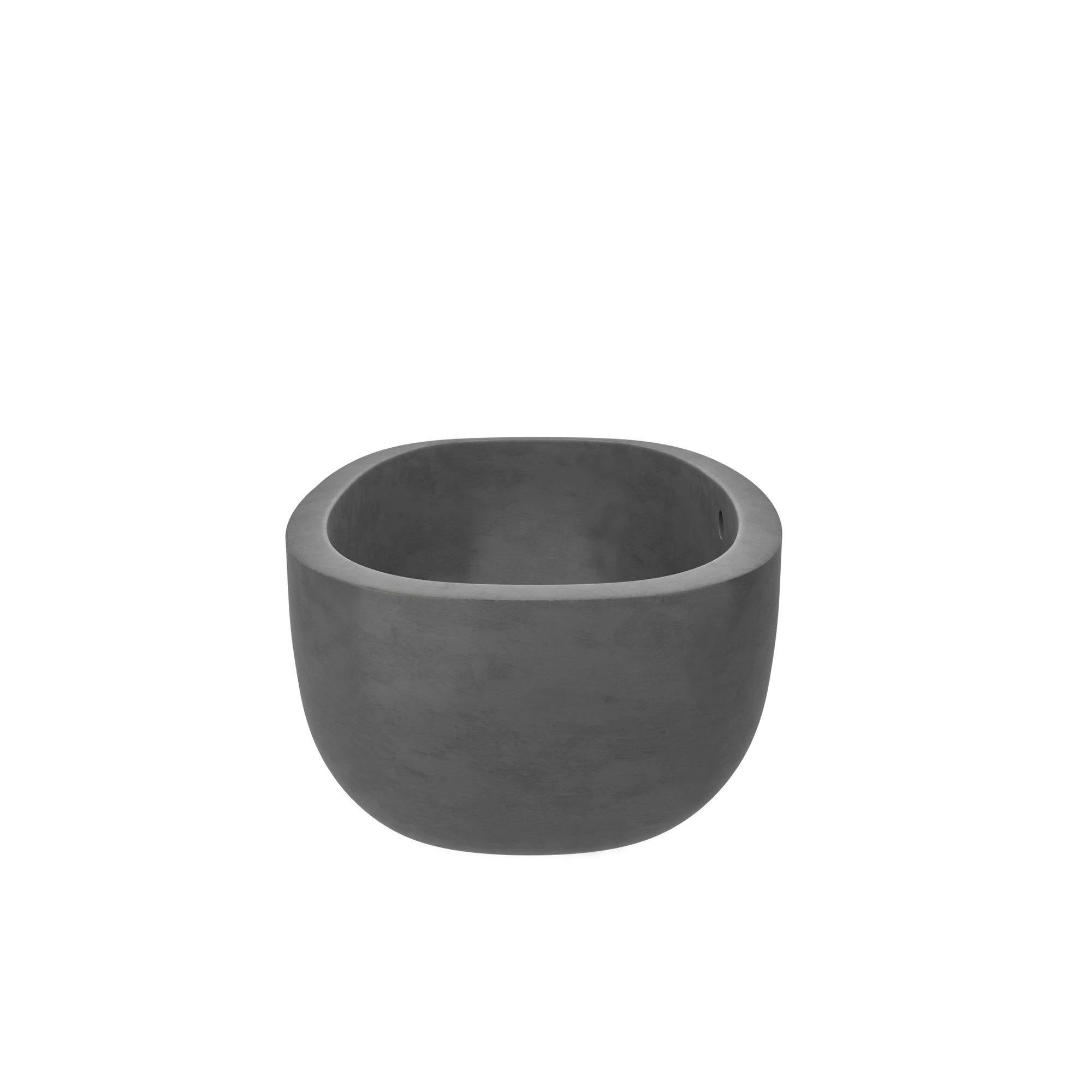 Native Trails 62" NativeStone Concrete Avalon 62" Bathtub, Slate, NST6236-S