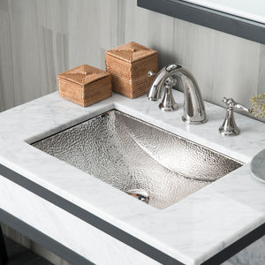 Alternate Image for Native Trails Avila 21" Rectangle Nickel Bathroom Sink, Polished Nickel, CPS845