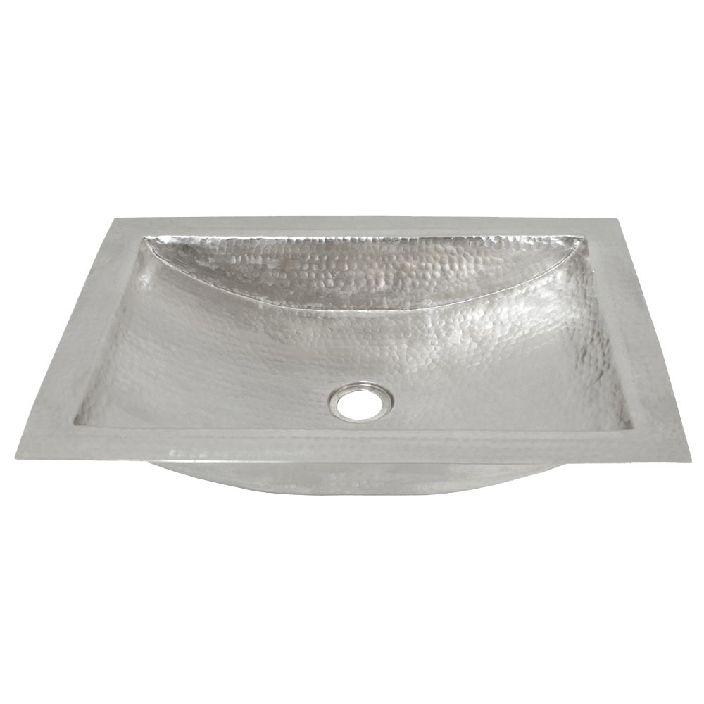 Native Trails 36" Americana Vanity in Driftwood with Carrara Marble Top and Avila in Brushed Nickel, 8" Widespread Faucet Holes, BND36-VB-CT-CP-024