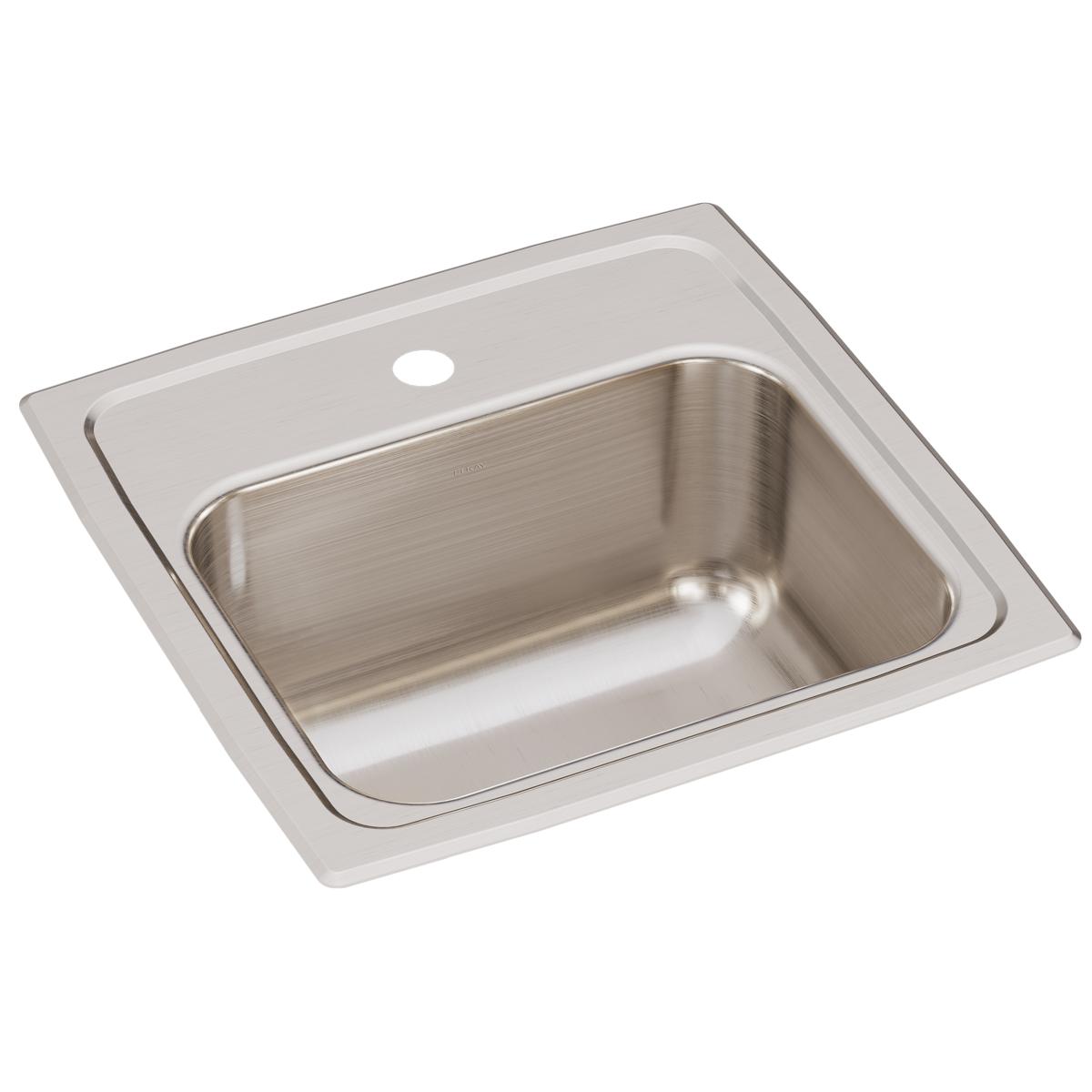 Elkay Lustertone 15" Stainless Steel Bar Sink, Lustrous Satin, BLR151 - The Sink Boutique