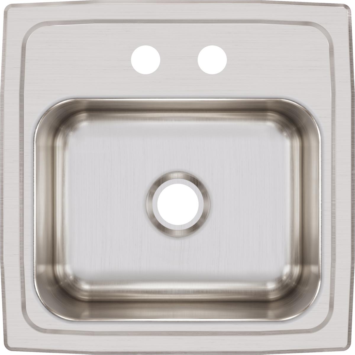 Elkay Lustertone 15" Stainless Steel Bar Sink, Lustrous Satin, BLR152