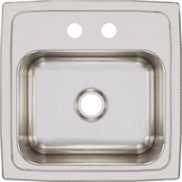 Elkay Lustertone 15" Stainless Steel Bar Sink, Lustrous Satin, BLR152