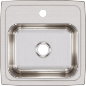 Alternate Image for Elkay Lustertone 15" Stainless Steel Bar Sink, Lustrous Satin, 1 Faucet Hole, BLR15601