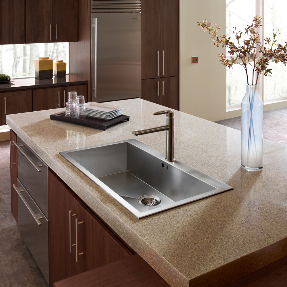 Houzer 33" Stainless Steel Topmount Single Bowl Kitchen Sink, BLS-3322 - The Sink Boutique