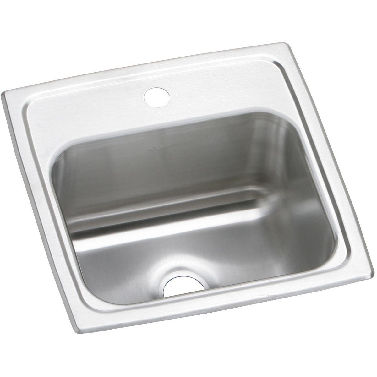 Elkay Celebrity 15" Stainless Steel Bar Sink, Brushed Satin, BPSR151 - The Sink Boutique