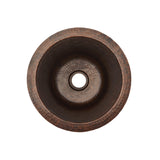 Premier Copper Products 12" Copper Bar/Prep Sink, Oil Rubbed Bronze, BR12WDB - The Sink Boutique