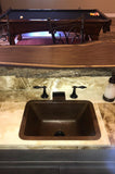 Premier Copper Products 17" Copper Bar/Prep Sink, Oil Rubbed Bronze, BRECDB2 - The Sink Boutique