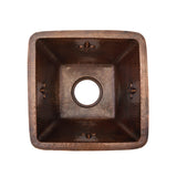 Premier Copper Products 15" Copper Bar/Prep Sink, Oil Rubbed Bronze, BS15FDB3 - The Sink Boutique