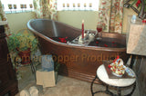 Premier Copper Products 67" Hammered Copper Single Slipper Bathtub, BTS67DB - The Sink Boutique