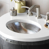 Native Trails Baby Classic 16" Oval Nickel Bathroom Sink, Brushed Nickel, CPS538