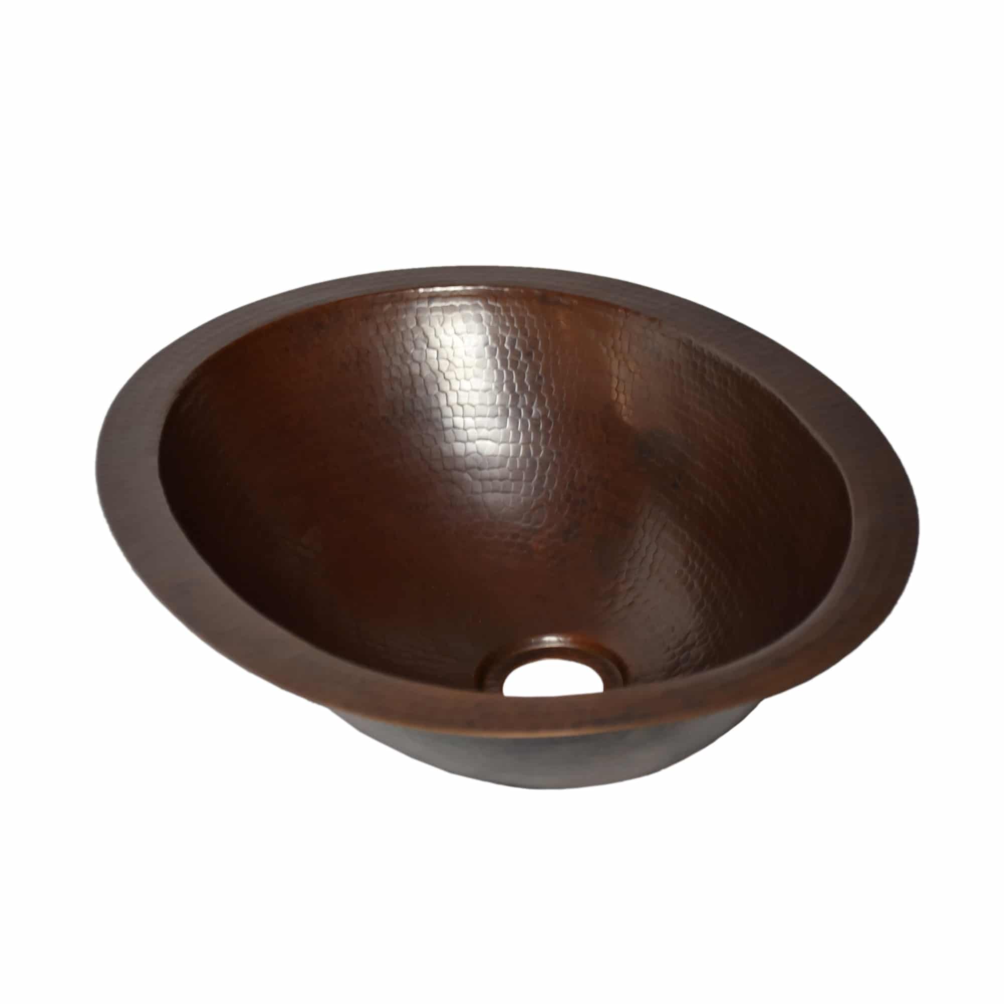 Native Trails Baby Classic 16" Oval Copper Bathroom Sink, Antique Copper, CPS238