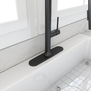 Alternate Image for BOCCHI Modern Kitchen Faucet Deck Plate Matte Black, 2180 0003 MB