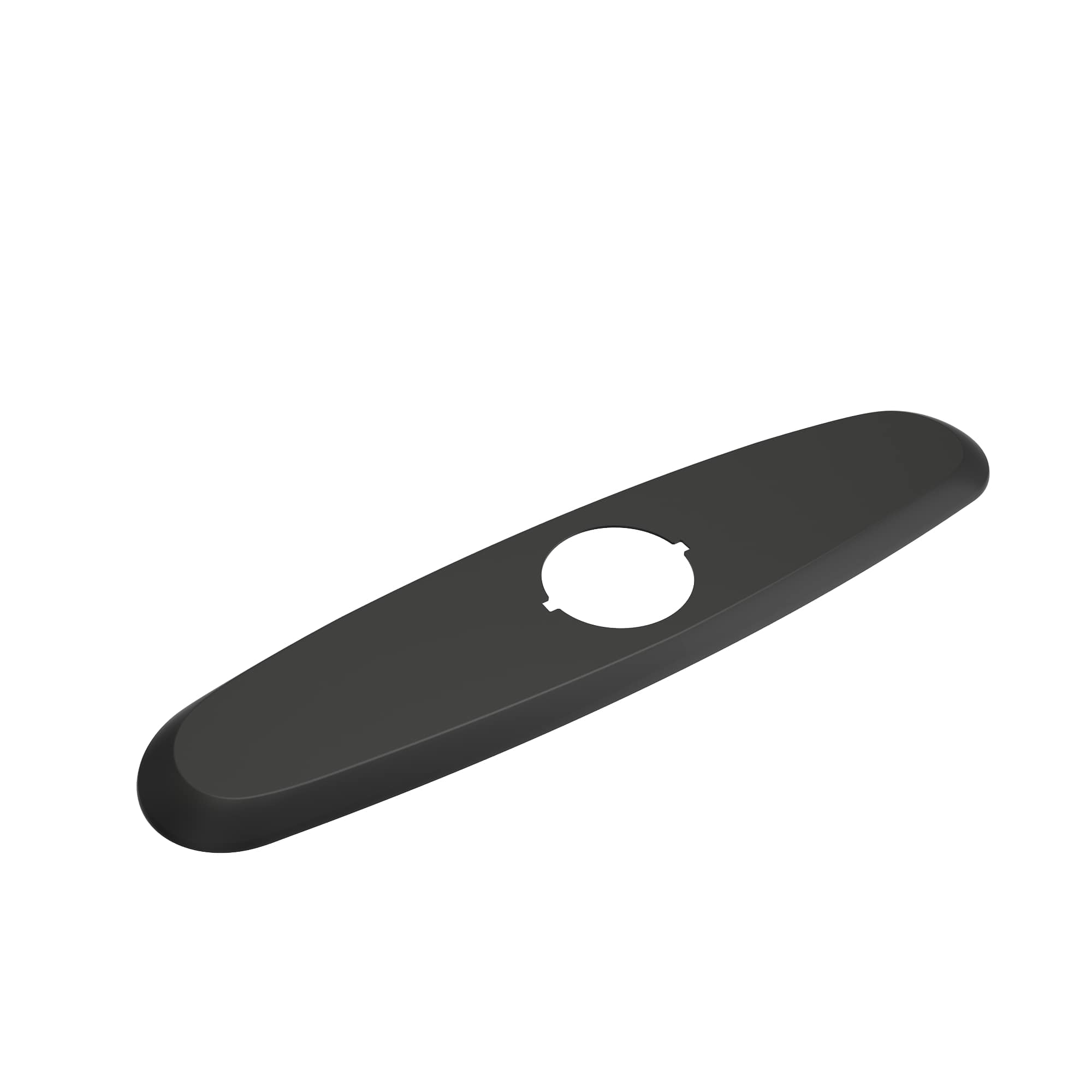 BOCCHI Traditional Kitchen Faucet Deck Plate Oval Matte Black, 2180 0004 MB