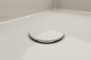 Alternate Image for Fireclay Drain Cover for BOCCHI Fireclay Kitchen Sink Kit Strainers in Biscuit, 1220-014