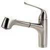 Houzer Calia Pull Out Bar Faucet Brushed Nickel, CALPO-559-BN