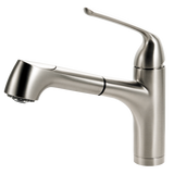Houzer Calia Pull Out Bar Faucet Brushed Nickel, CALPO-559-BN