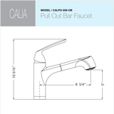 Houzer Calia Pull Out Bar Faucet Oil Rubbed Bronze, CALPO-559-OB - The Sink Boutique