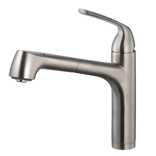 Houzer Calia Pull Out Kitchen Faucet Brushed Nickel, CALPO-561-BN