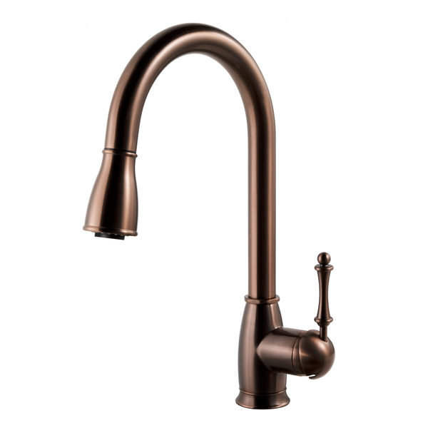 Houzer Camden Pull Down Kitchen Faucet Oil Rubbed Bronze, CAMPD-368-OB