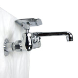 Nantucket Sinks Premium Kitchen 1.5 GPM Brass Utility/Mud/Laundry Faucet, Handle, Chrome, CIF-2H