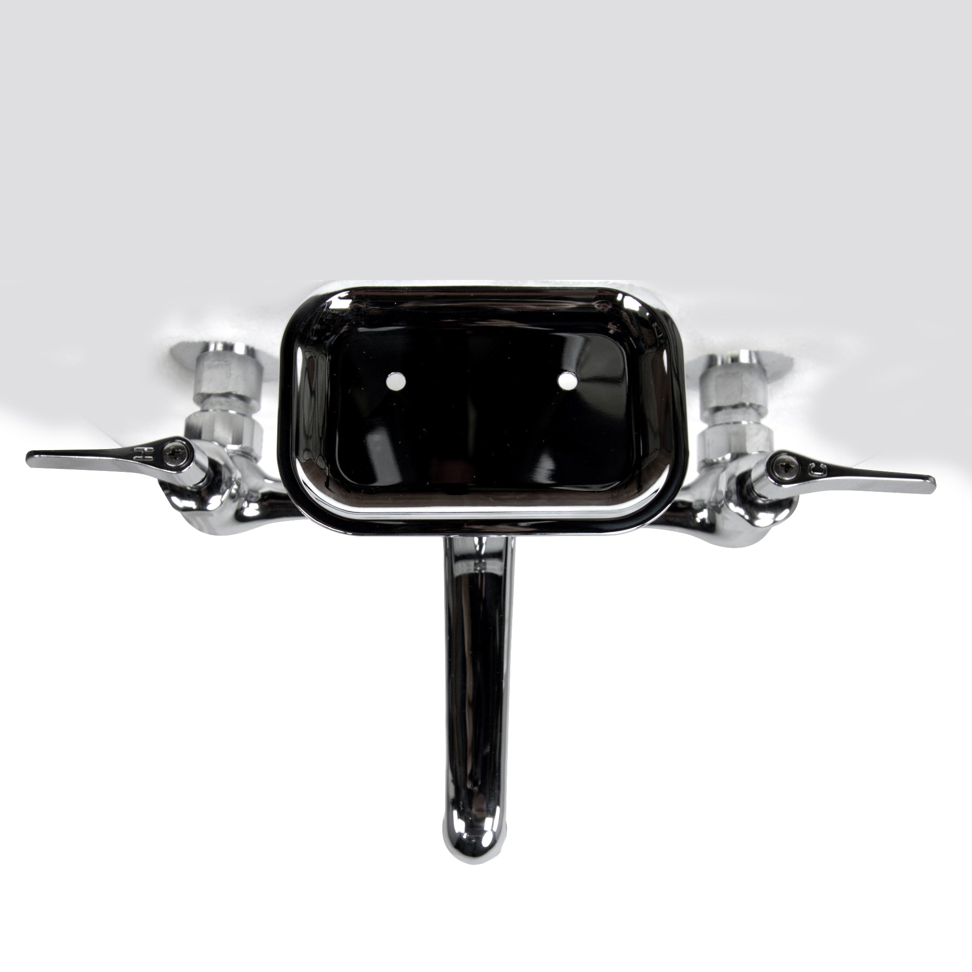 Nantucket Sinks Premium Kitchen 1.5 GPM Brass Utility/Mud/Laundry Faucet, Handle, Chrome, CIF-2H