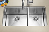 Houzer Savior 18" Undermount Stainless Steel Kitchen Sink, 18 Gauge, CNG-3200