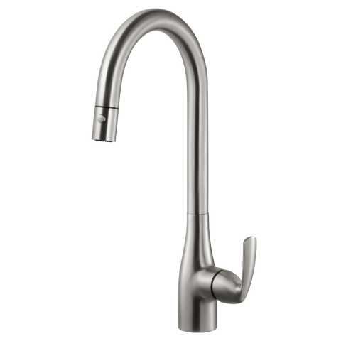 Houzer Cora Pull Down Kitchen Faucet Brushed Nickel, CORPD-569-BN