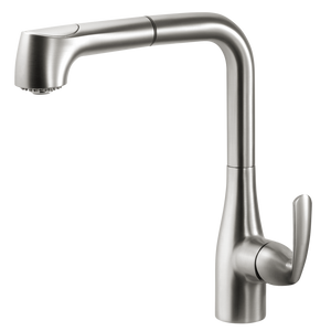 Alternate Image for Houzer Cora Pull Out Kitchen Faucet Brushed Nickel, CORPO-554-BN