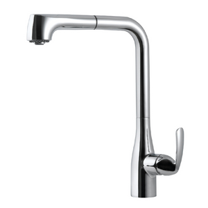 Alternate Image for Houzer Cora Pull Out Kitchen Faucet with CeraDox Technology Polished Chrome, CORPO-554-PC