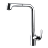 Houzer Cora Pull Out Kitchen Faucet with CeraDox Technology Polished Chrome, CORPO-554-PC