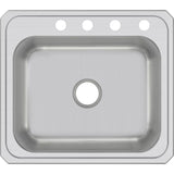 Elkay Celebrity 25" Stainless Steel Kitchen Sink, Brushed Satin, CR25224